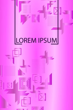 Parlak soyut degrade vektör iş deneyimi, iş broşürü kapak tasarımı