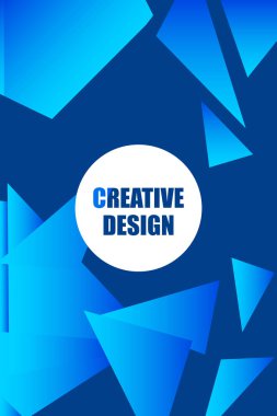 Poligonal soyut resim. Crystal afişler, posterler, geometrik arka planlar.