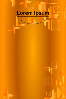 Parlak soyut degrade vektör iş deneyimi, iş broşürü kapak tasarımı