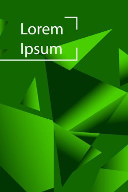 Poligonal soyut resim. Crystal afişler, posterler, geometrik arka planlar.