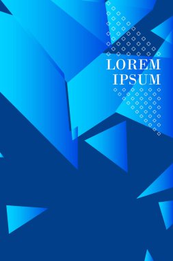 Poligonal soyut resim. Crystal afişler, posterler, geometrik arka planlar.