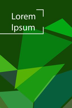 Soyut geometrik arka plan çokgenler, vektör, crystal afişler, posterler ile renkli.