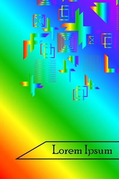 Fondo Brillante Abstracto Del Negocio Del Vector Del Gradiente Diseño — Archivo Imágenes Vectoriales