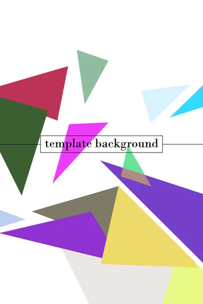 Abstrakt Gefärbter Geometrischer Hintergrund Mit Polygonen Vektoren Kristallbannern Postern — Stockvektor