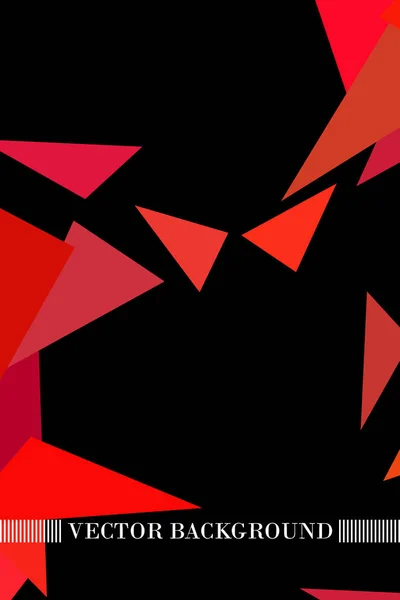 抽象的な色の多角形 ベクトル 結晶バナー ポスターと幾何学的な背景 — ストックベクタ