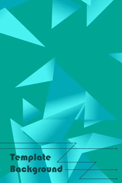 Polygonale Abstrakte Illustration Kristallbanner Poster Geometrische Hintergründe — Stockvektor