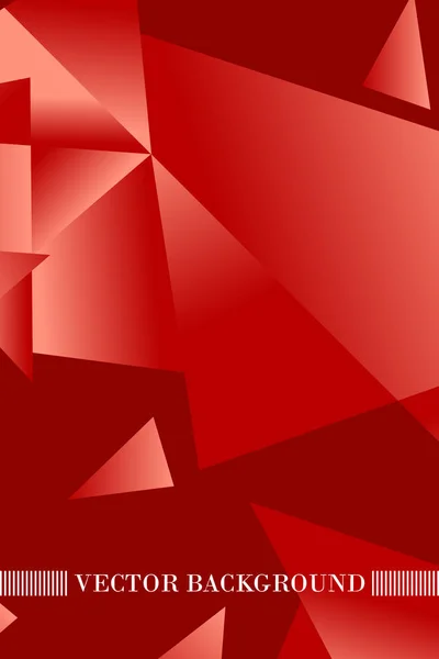 多角形の抽象的なイラスト クリスタルのバナー ポスター 幾何学的な背景 — ストックベクタ