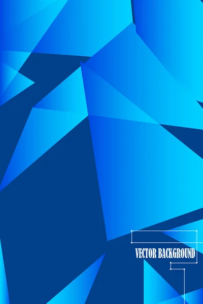 Polygonale Abstrakte Illustration Kristallbanner Poster Geometrische Hintergründe — Stockvektor