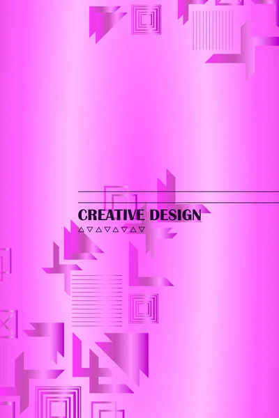 Bright Abstract Gradient Vector Business Background Business Brochure Cover Design — Stock Vector