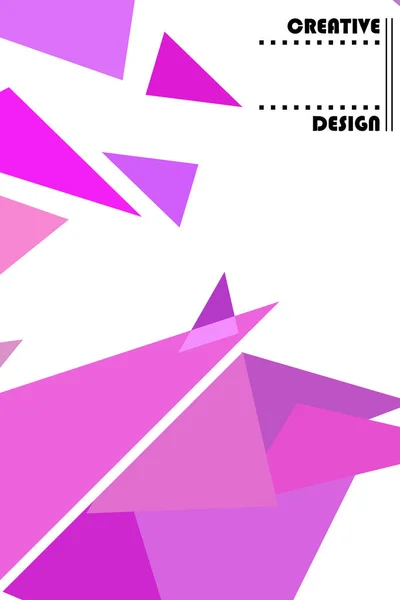 Abstraktní Barevné Geometrické Pozadí Mnohoúhelníky Vektor Crystal Bannery Plakáty — Stockový vektor