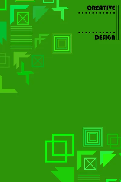 Vector Fondo Geométrico Abstracto Moderno Diseño Portada Folleto — Archivo Imágenes Vectoriales