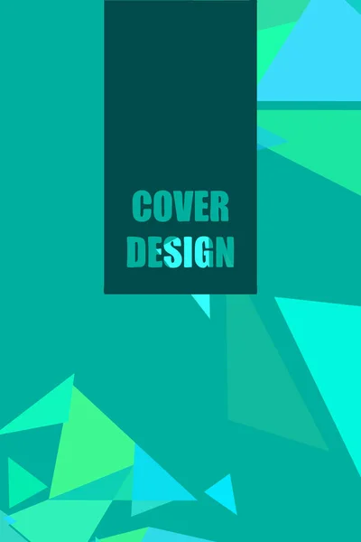 Abstract Colored Geometric Background Polygons Vector Crystal Banners Posters — Stock Vector