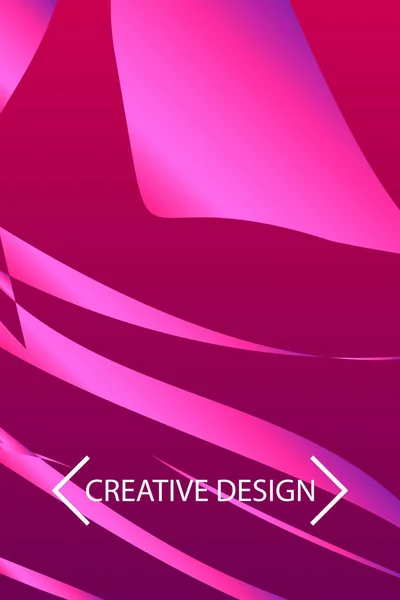 Carta Astratta Colori Illustrazione Arte Layout Progettazione Vettoriale Presentazioni Banner — Vettoriale Stock