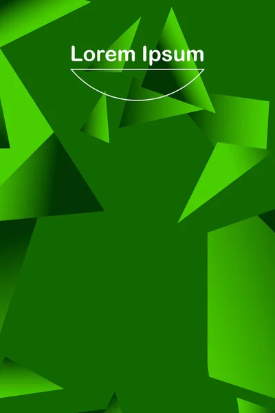 多角形の抽象的なイラスト クリスタルのバナー ポスター 幾何学的な背景 — ストックベクタ