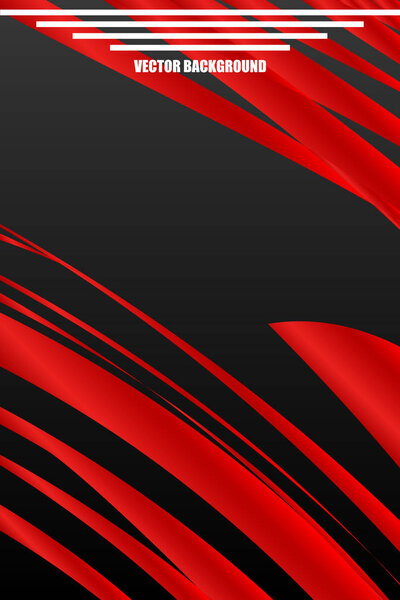 Abstract color 3d paper, art illustration. Vector design layout for banners presentations, flyers, posters and invitations