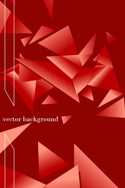 Sokszögű Elvont Illusztrációja Crystal Bannerek Poszterek Geometriai Háttérrel — Stock Vector