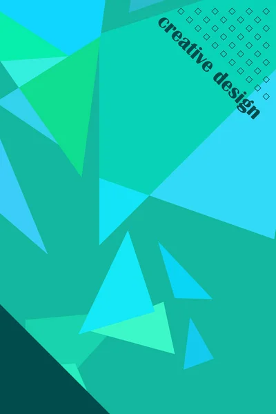 Abstraktní Barevné Geometrické Pozadí Mnohoúhelníky Vektor Crystal Bannery Plakáty — Stockový vektor