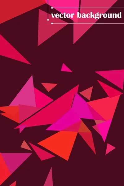 Abstrakt Farget Geometrisk Bakgrunn Med Polygoner Vektorer Krystallbannere Plakater – stockvektor