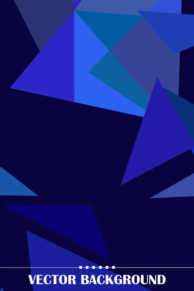 抽象的な色の多角形 ベクトル 結晶バナー ポスターと幾何学的な背景 — ストックベクタ