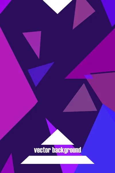 Abstrakt Färgade Geometrisk Bakgrund Med Polygoner Vektor Crystal Banderoller Affischer — Stock vektor