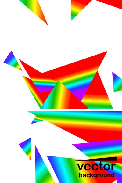 Illustrazione Astratta Poligonale Bandiere Cristallo Manifesti Sfondi Geometrici — Vettoriale Stock