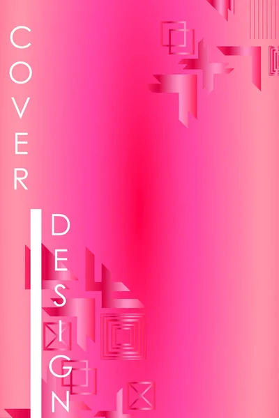 Ljusa Abstrakta Gradient Vector Business Bakgrund Business Broschyr Omslagsdesign — Stock vektor