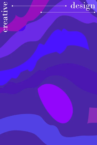 Fondo Color Abstracto Brillante Ilustración Vectorial Del Negocio — Vector de stock