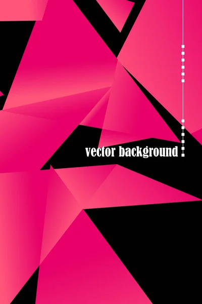 Sokszögű Elvont Illusztrációja Crystal Bannerek Poszterek Geometriai Háttérrel — Stock Vector
