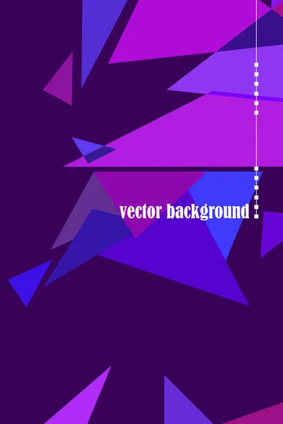 Abstract Gekleurde Geometrische Achtergrond Met Veelhoeken Vector Crystal Banners Posters — Stockvector