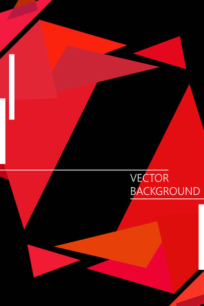 Abstract colored geometric background with polygons, vector, crystal banners, posters.