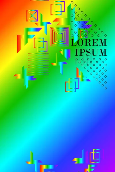 Яскравий Абстрактний Градієнт Векторний Бізнес Фон Дизайн Обкладинки Бізнес Брошури — стоковий вектор