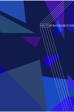 Soyut geometrik arka plan çokgenler, vektör, crystal afişler, posterler ile renkli.