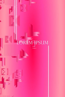 Parlak soyut degrade vektör iş deneyimi, iş broşürü kapak tasarımı