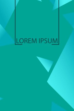 Poligonal soyut resim. Crystal afişler, posterler, geometrik arka planlar.