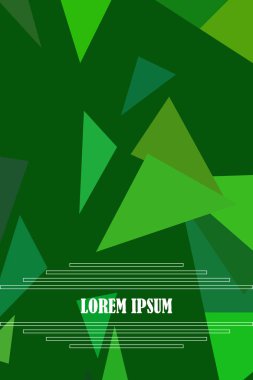 Soyut geometrik arka plan çokgenler, vektör, crystal afişler, posterler ile renkli.