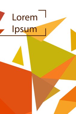 Soyut geometrik arka plan çokgenler, vektör, crystal afişler, posterler ile renkli.
