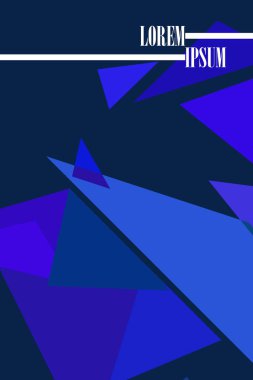 Soyut geometrik arka plan çokgenler, vektör, crystal afişler, posterler ile renkli.