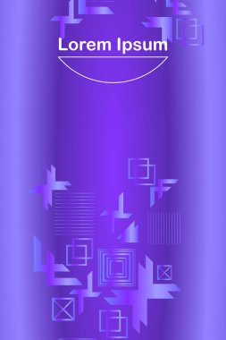 Parlak soyut degrade vektör iş deneyimi, iş broşürü kapak tasarımı