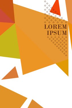 Soyut geometrik arka plan çokgenler, vektör, crystal afişler, posterler ile renkli.