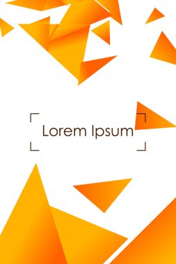 Poligonal soyut resim. Crystal afişler, posterler, geometrik arka planlar.