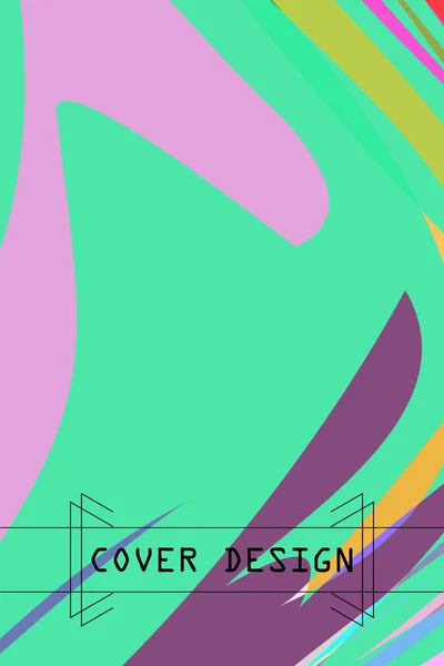 Vector Fondo Geométrico Abstracto Moderno Diseño Portada Folleto — Vector de stock