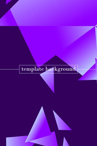 Polygonale Abstrakte Illustration Kristallbanner Poster Geometrische Hintergründe — Stockvektor