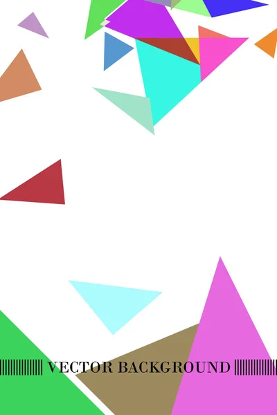 Fundal Geometric Colorat Abstract Poligoane Vector Bannere Cristal Postere — Vector de stoc