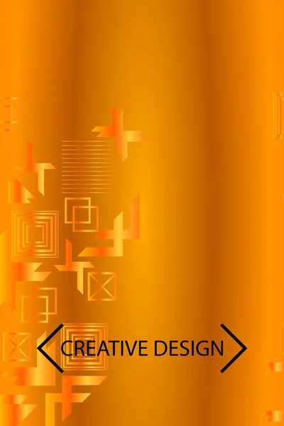 Fundo Negócios Vetor Gradiente Abstrato Brilhante Design Capa Brochura Comercial — Vetor de Stock