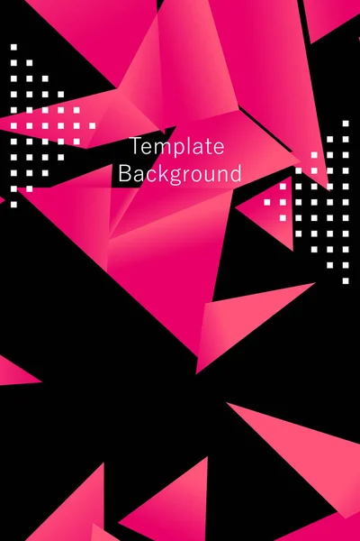 Polygonal Abstrakt Illustration Crystal Banderoller Affischer Geometriska Bakgrunder — Stock vektor