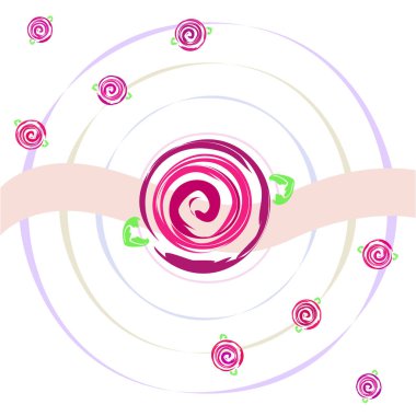 Sevgililer günü, gül, çiçek, tebrik kartı, vektör arka plan