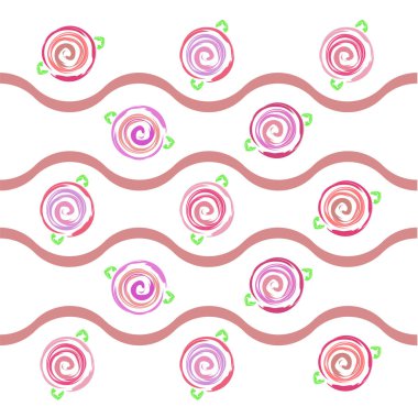 Sevgililer günü, gül, çiçek, tebrik kartı, vektör arka plan