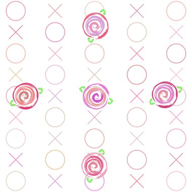 Sevgililer günü, gül, çiçek, tebrik kartı, vektör arka plan