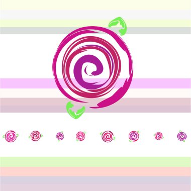 Sevgililer günü, gül, çiçek, tebrik kartı, vektör arka plan