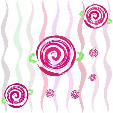 Sevgililer günü, gül, çiçek, tebrik kartı, vektör arka plan